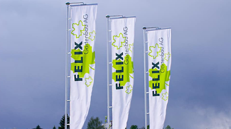 Felix Gartenbau AG flags